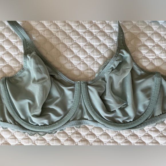 Wacoal 851334 Soft Sense Underwire Lace Bra in Soft Blue 34DD - Picture 12 of 16